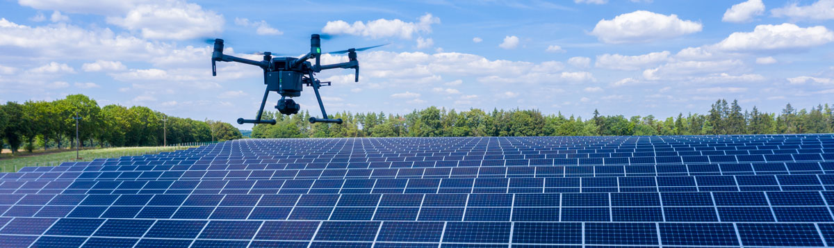 Photovoltaik Anlagen mit Drohnen inspizieren
